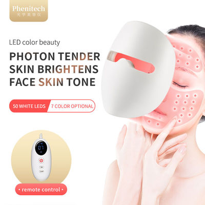 masque facial du photon LED de couleurs de 50hz 60hz 7 pour le rajeunissement de peau