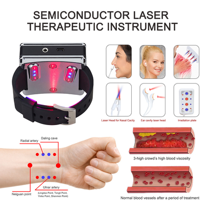 Portable Suyzeko Laser Hypertension Regardez la lumière photon thérapie physique 650nm