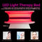 Pleine cabine de lits de thérapie de lumière rouge du solvant LED de ride de corps